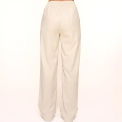 Olivia & Kate Broeken-Beige Elastiek Naden-Broek