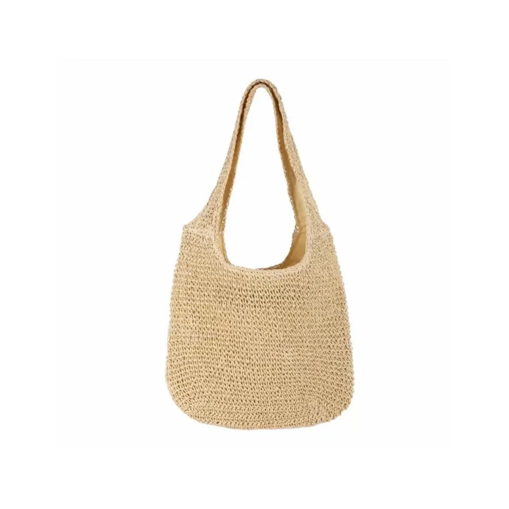 Olivia & Kate Tassen-Beige Gehaakte-Tas