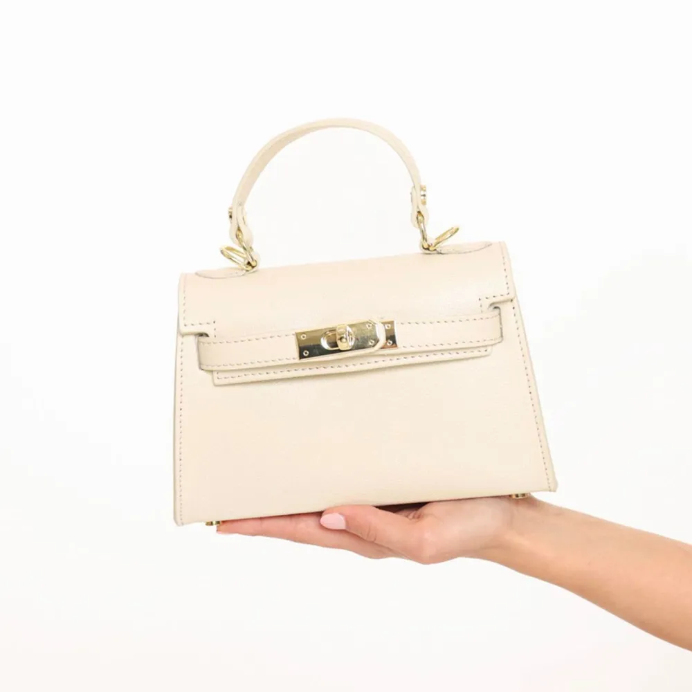 Olivia & Kate Tassen-Beige Gouden Details-Tas