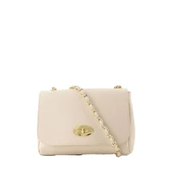 Olivia & Kate Tassen-Beige Leren Crossbody-Tas
