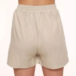 Olivia & Kate Broeken-Beige Linnen-Short