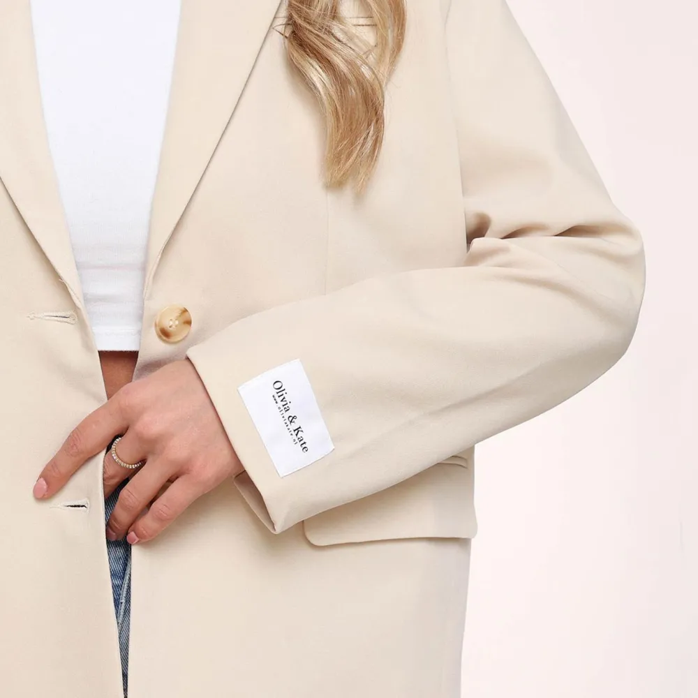 Olivia & Kate Blazers-Beige Studio Basic-Blazer