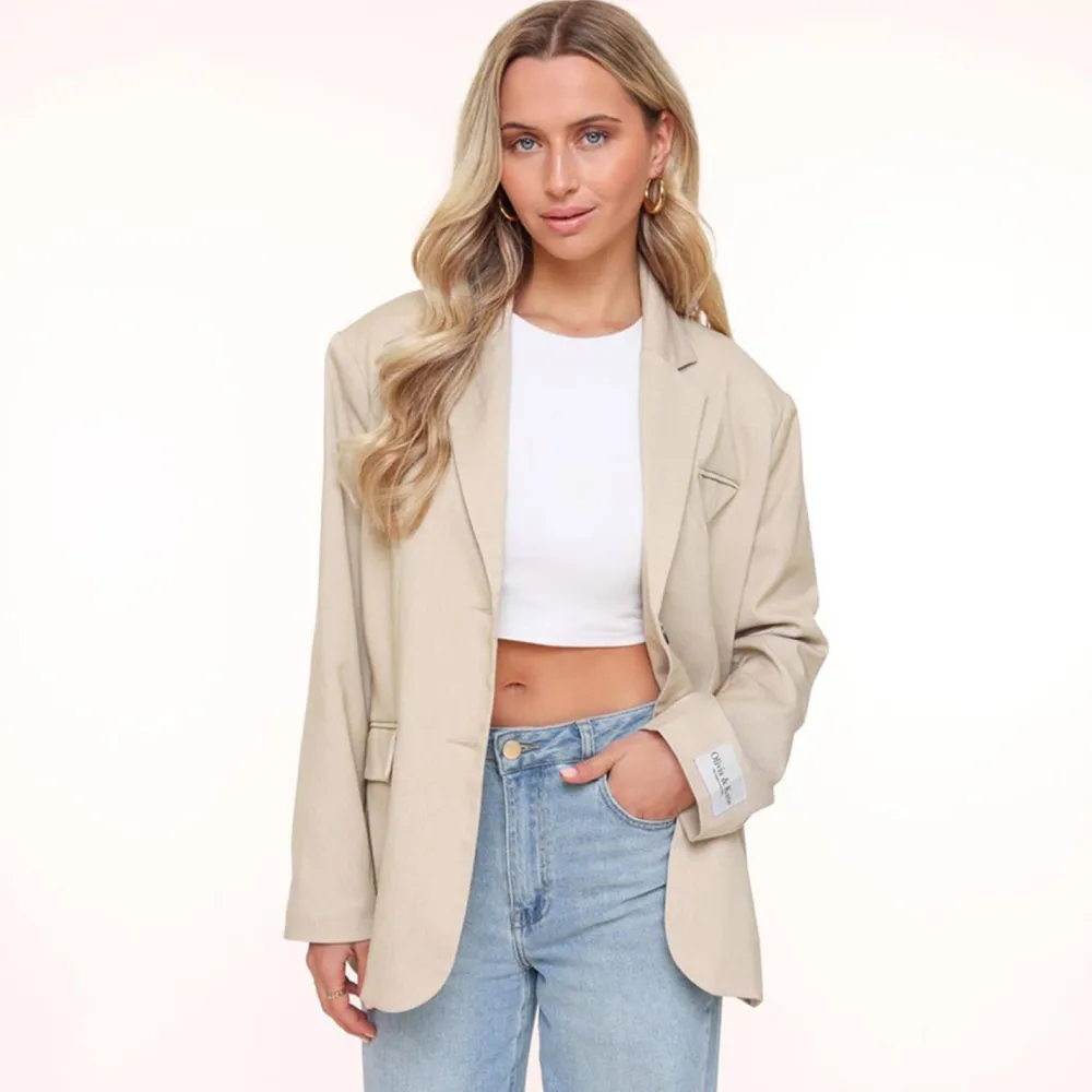 Olivia & Kate Blazers-Beige Studio-Blazer