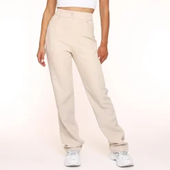Olivia & Kate Broeken-Beige Tracie Rechte-Pantalon
