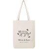 Olivia & Kate Tassen-Canvas Leopard Bag
