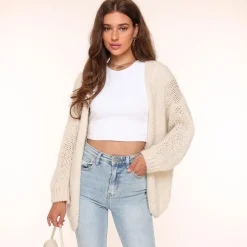 Olivia & Kate Vesten-Creme Wollen-Vest