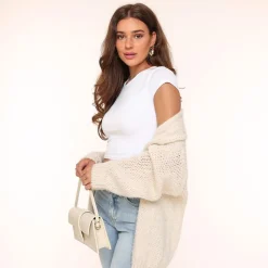 Olivia & Kate Vesten-Creme Wollen-Vest