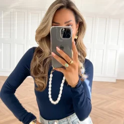 Olivia & Kate Tops-Donkerblauwe-Body