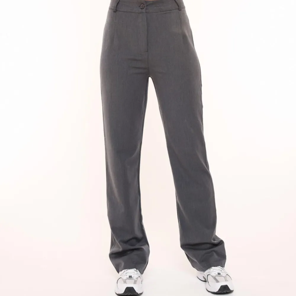 Olivia & Kate Broeken-Donkergrijze Basic-Pantalon
