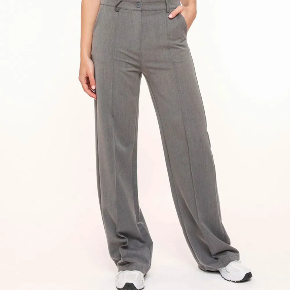 Olivia & Kate Broeken-Grijze Basic-Pantalon