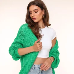 Olivia & Kate Vesten-Groene Wollen-Vest