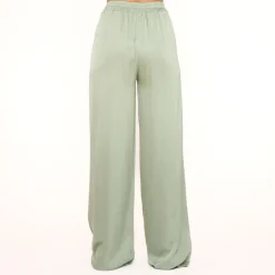 Olivia & Kate Broeken-Mintgroene Tall Satijnen-Broek