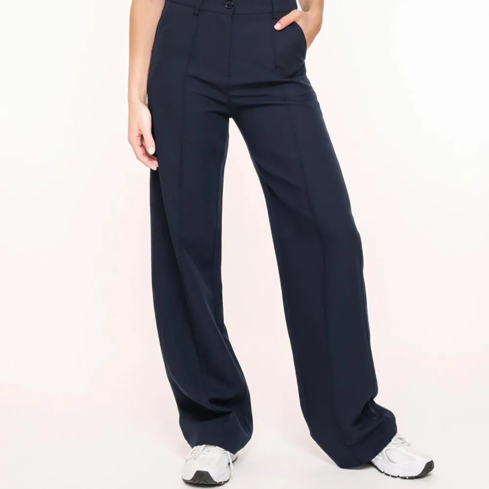 Olivia & Kate Broeken-Navy Blauwe Basic-Pantalon