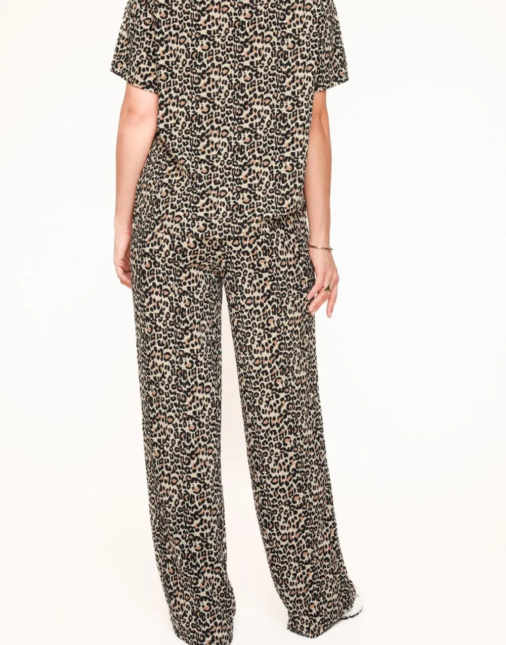 Olivia & Kate Broeken-Panterprint Plisse-Broek