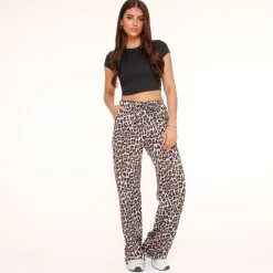 Olivia & Kate Broeken-Panterprint Tall Loszittende-Broek