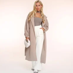 Olivia & Kate Tops-Taupe Choker-Top
