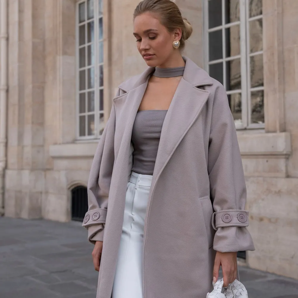 Olivia & Kate Tops-Taupe Choker-Top