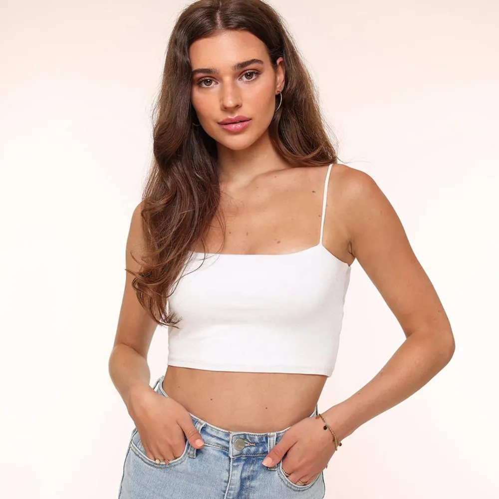 Olivia & Kate Tops-Witte Basic Bandeau-Top