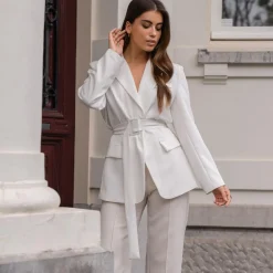 Olivia & Kate Blazers-Witte Riem-Blazer