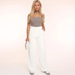 Olivia & Kate Broeken-Witte Wijde-Pantalon