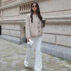Olivia & Kate Broeken-Witte Wijde-Pantalon