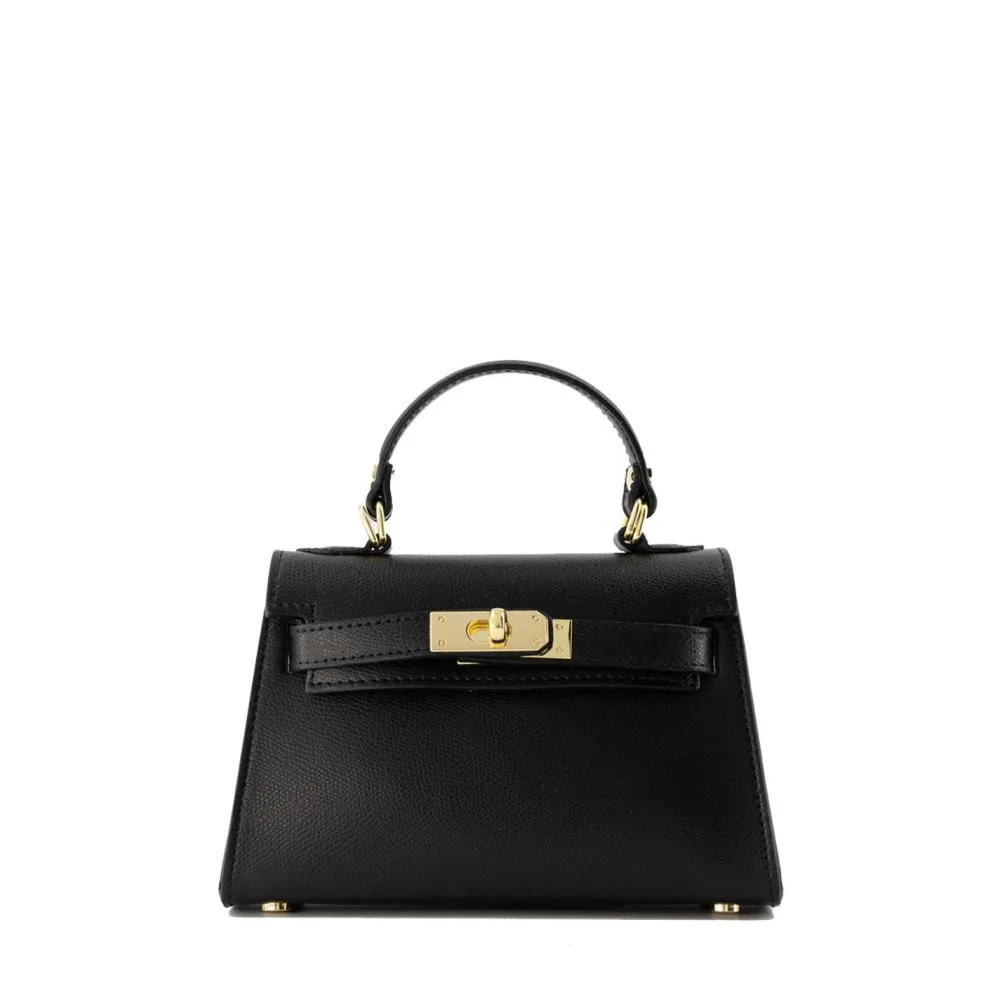 Olivia & Kate Tassen-Zwarte Gouden Details-Tas