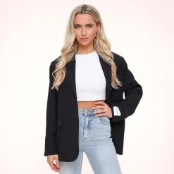 Olivia & Kate Blazers-Zwarte Studio Basic-Blazer