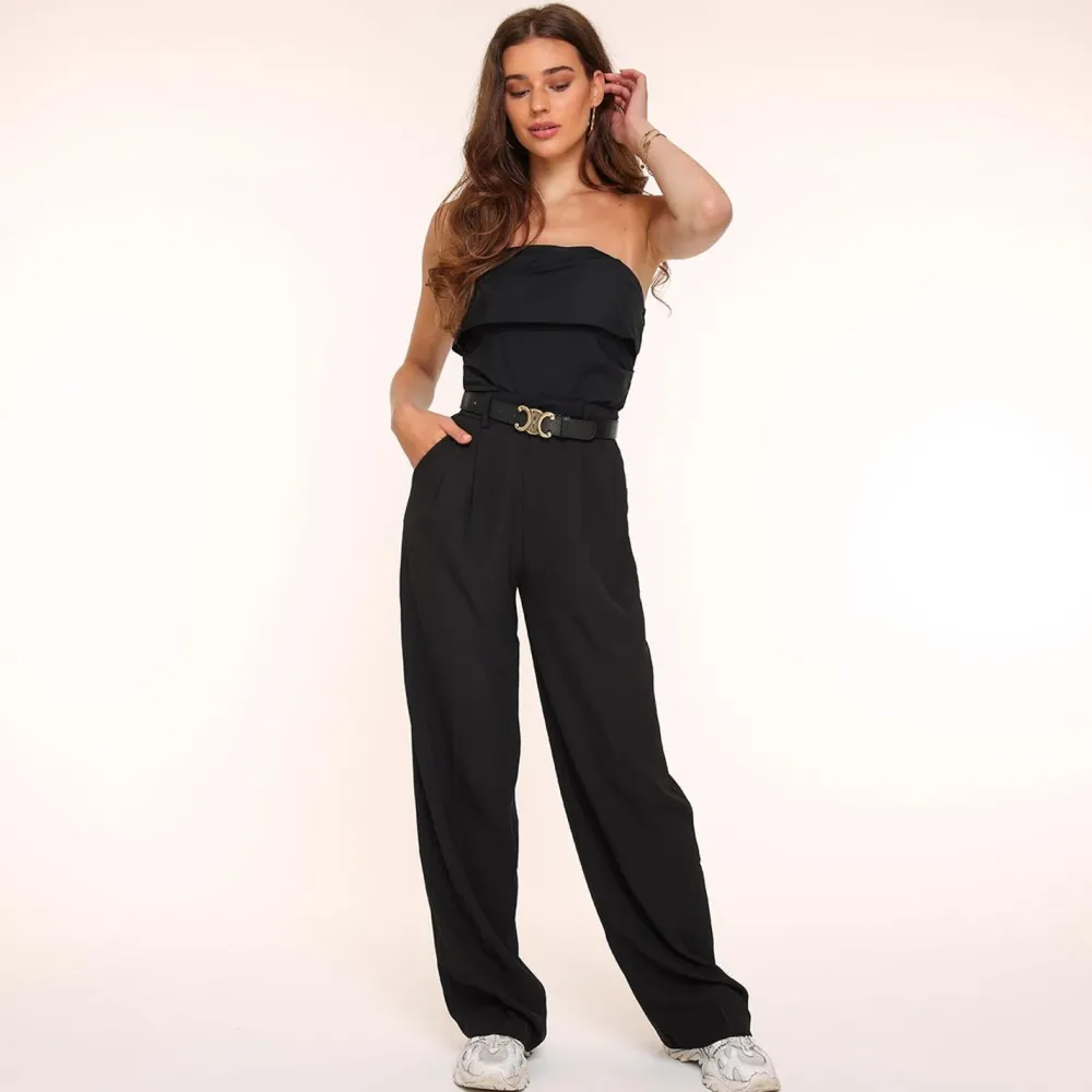 Olivia & Kate Broeken-Zwarte Wijde-Pantalon